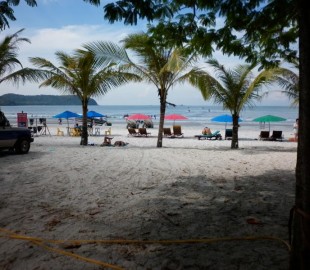 A beach in Langkawi. See my review Treasures of the Far East for more information